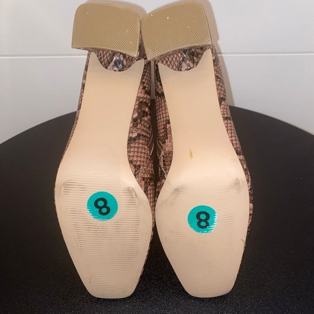 Steve Madden Woman HARL Animal Print Bootie Size: 8M - Picture 7 of 8
